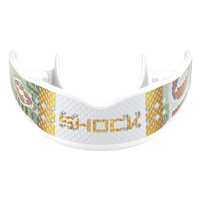 Shock Doctor Trash Talker Gold Band Mouthguard - Front View