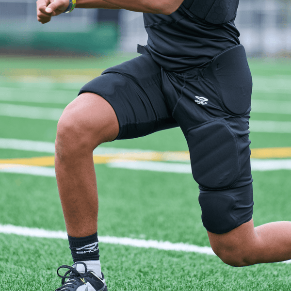 Showtime Football Integrated Black Pant | Shock Doctor Black / Adult-M