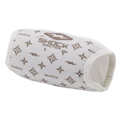 Shock Doctor Showtime Chin Strap Cover - White/Gold Lux - Hero View