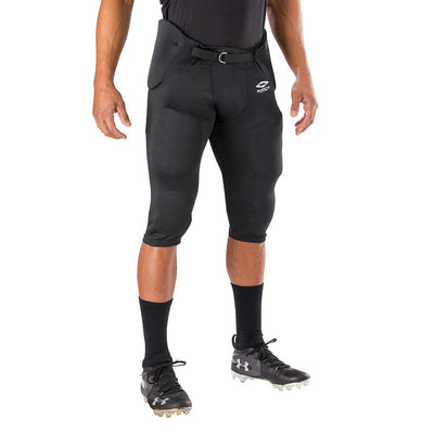 Nike Football Pants Large Mens Black Huskies Elastic Waist Belt Short  Sports | eBay