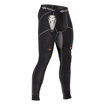 Shock Doctor Men's Compression Cut Resistant Hockey Pant With BioFlex Cup - Black - Front View