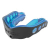 Shock Doctor Gel Max Mouthguard - Black/Blue - Front Left Angle View