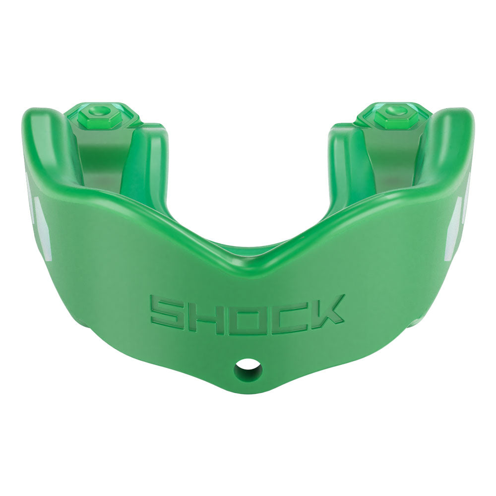 Shock Doctor Gel Max Mouthguard - Green - Front View