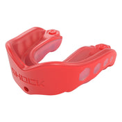 Shock Doctor Red Gel Max Mouthguard - Front Left Angle View