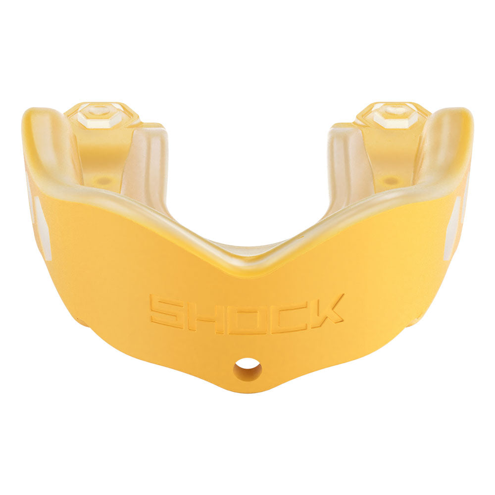 Shock Doctor Gel Max Mouthguard - Yellow - Front View