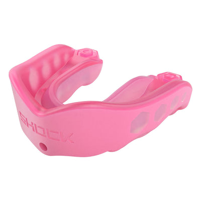 Shock Doctor Gel Max Mouthguard - Pink - Front Left Angle View