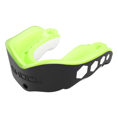 Shock Doctor Gel Max Flavor Fusion Mouthguard  - Lemontensity Flavor  - Front Left Angle View