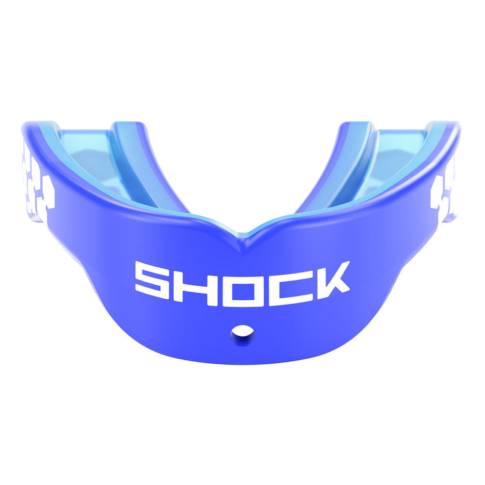 Shock Doctor Gel Max Power Mouthguard - Royal Blue - Front 
View