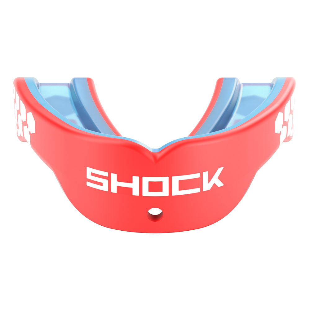 Shock Doctor Gel Max Power Mouthguard - Red - Front View