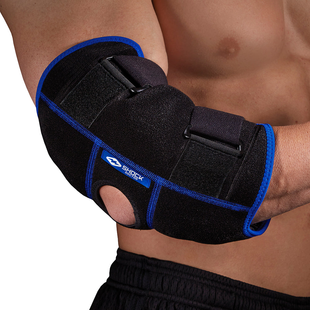 Shock Doctor Ice Recovery Compression Elbow Wrap - Front Hero View