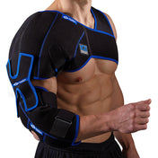 Shock Doctor Ice Recovery Shoulder-Elbow Compression Wrap - Front Hero View