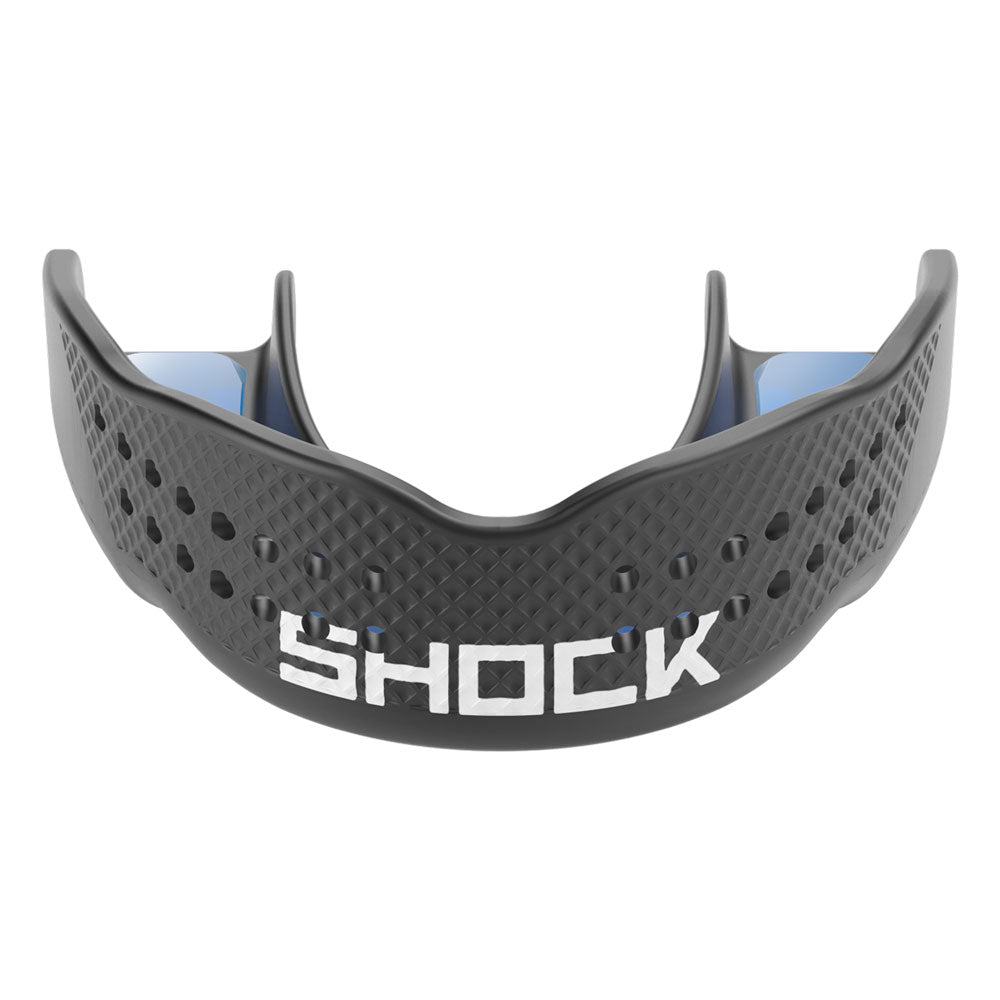 Shock Doctor Trash Talker Slim Fit Black Mouthguard - Front View