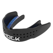 Shock Doctor Trash Talker Slim Fit Black Mouthguard - Front Left Angle View