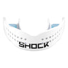 Shock Doctor Trash Talker Slim Fit White Mouthguard - Front View