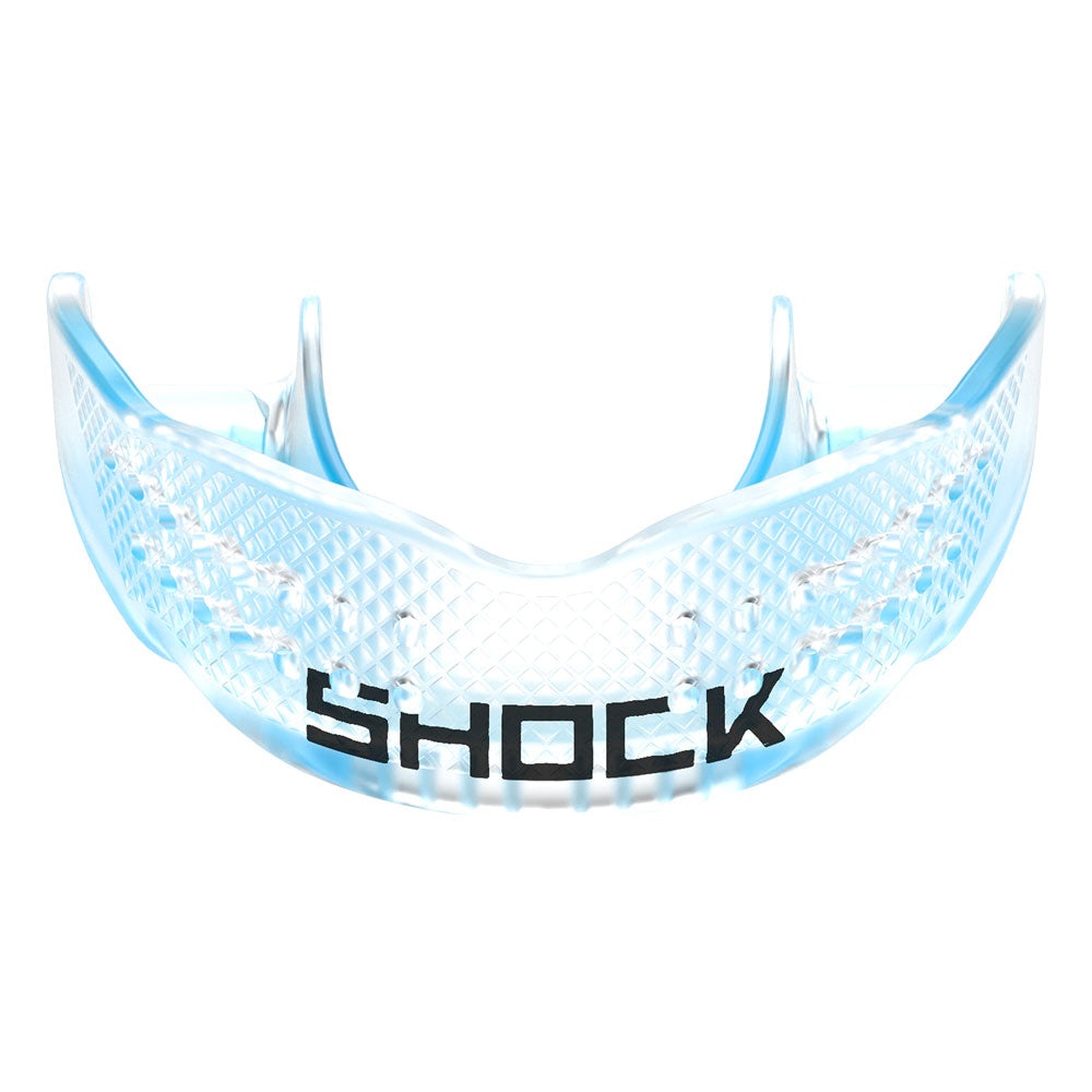 Shock Doctor Clear Trash Talker Basketball Mouthguard - Front View