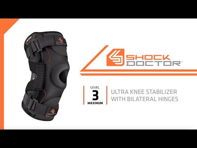 YouTube Video of 875 Ultra Knee Support With Bilateral Hinges (875) - Size Guide