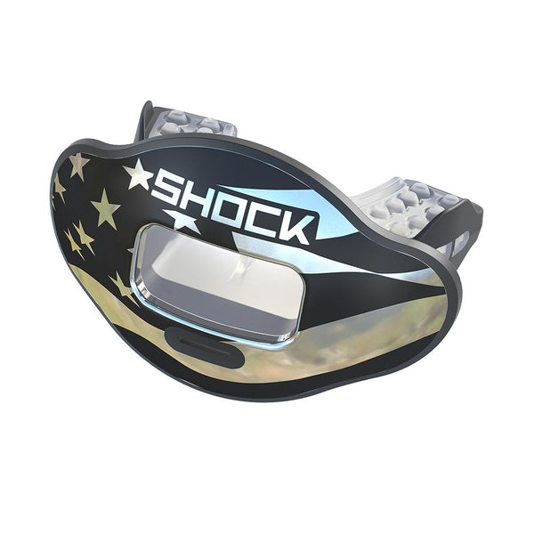 Chrome 3D Iridescent Max AirFlow Football Mouthguard