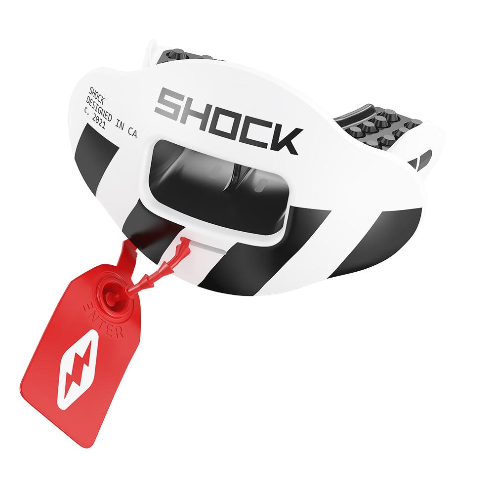 Shock Doctor Max Airflow Lipguard, One Size Fits All, White