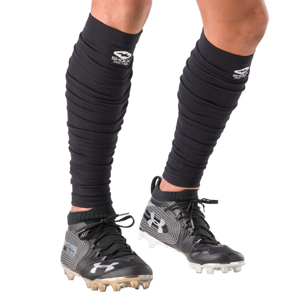 SLEEFS Football Leg Sleeves 1 Pair - Adult - White - For Adult