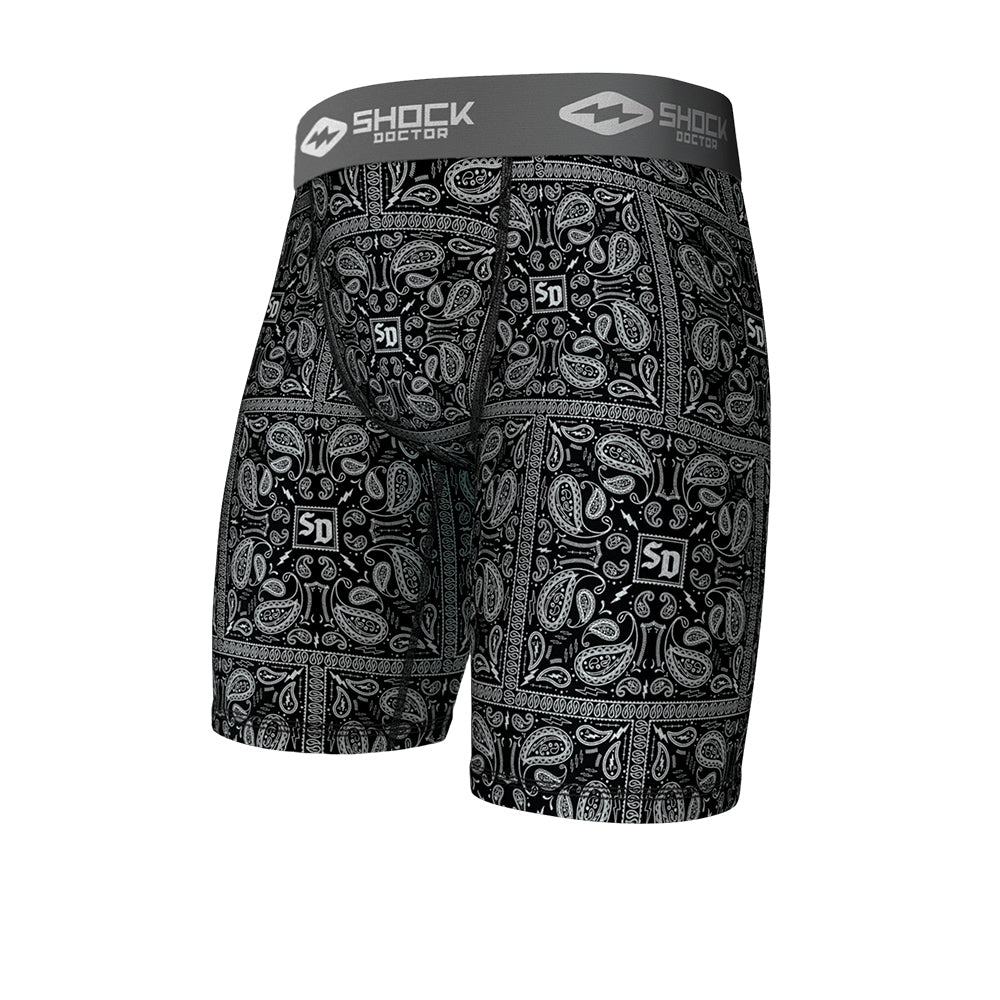 Shock Doctor Core Compression Shorts with Athletic Cup Pocket - Black
