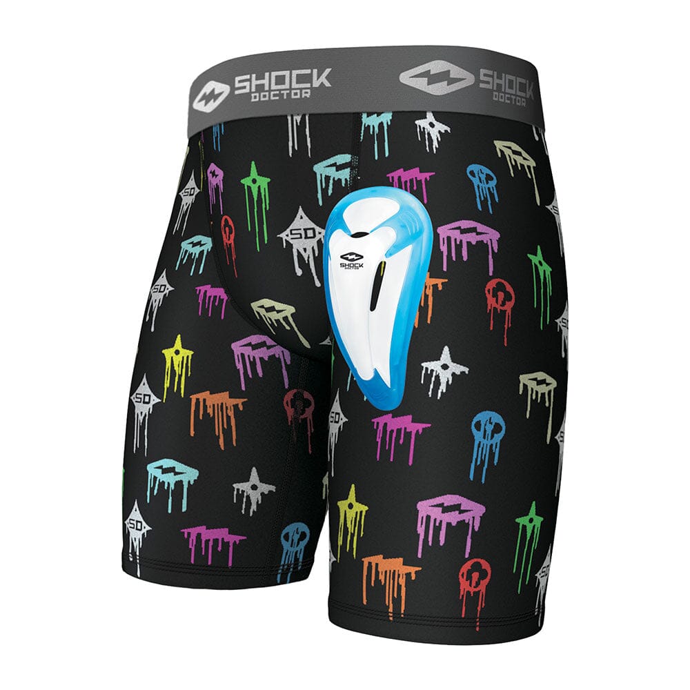 Shock Doctor Sport Compression Athletic Short with Protective Cup