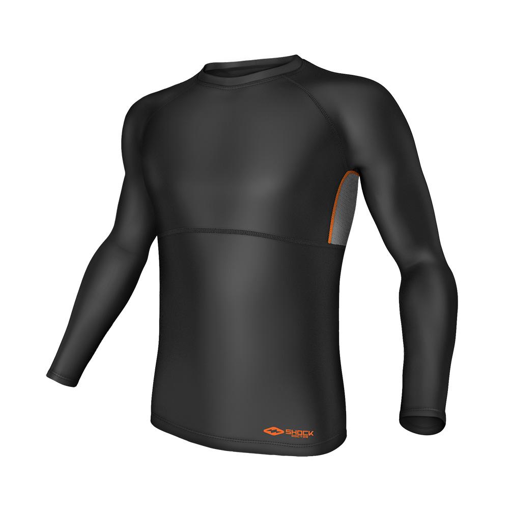 McDavid Sport Compression Shirt With Short Sleeves, Black, Adult X-Large