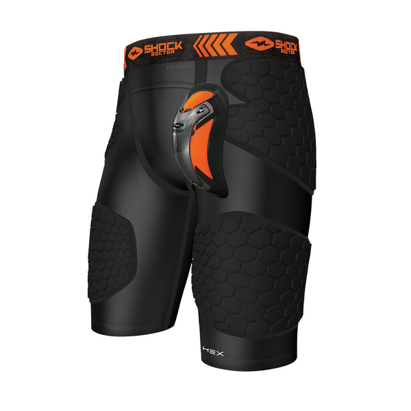 HEX® Compression Fit Impact Short w/ Protective Cup