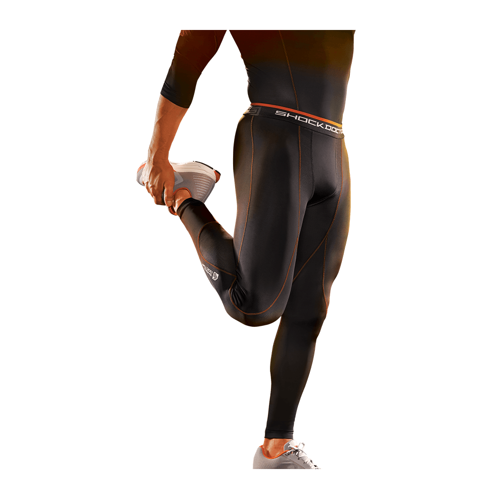 Men's Solid Sports Leggings Active High Stretch Breathable - Temu